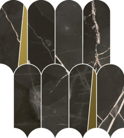 Italon 620110000235 Stellaris Absolut Black Mosaico Elegant 32.5x36.1
