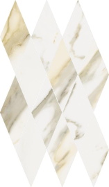 Italon 620110000203 Stellaris Calacatta Gold Mosaico Diamond 28x48