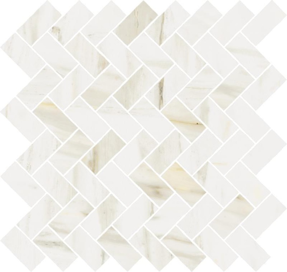 Italon 620110000213 Stellaris Carrara Ivory Mosaico Cross 31.5x29.7