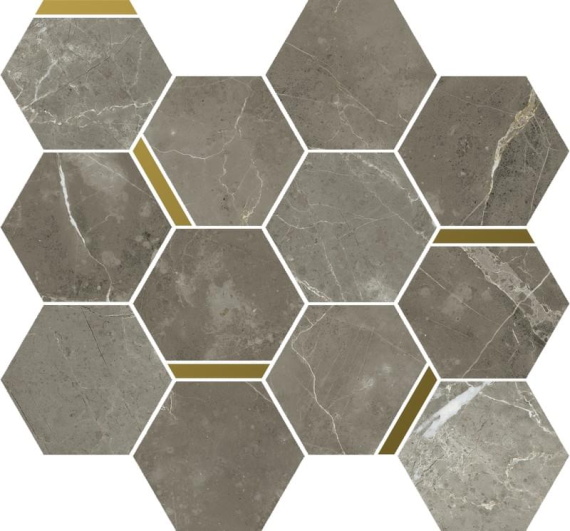 Italon 620110000225 Stellaris Tuscania Grey Mosaico Chic 28.3x32.8