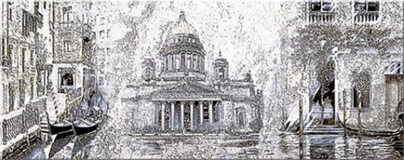 Плитка Sfumato Grey Vistas 1 декор 20,1*50,5