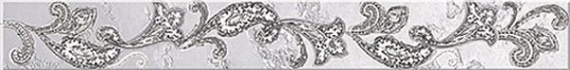Плитка Sfumato Grey Paisley бордюр 50,5*6,2