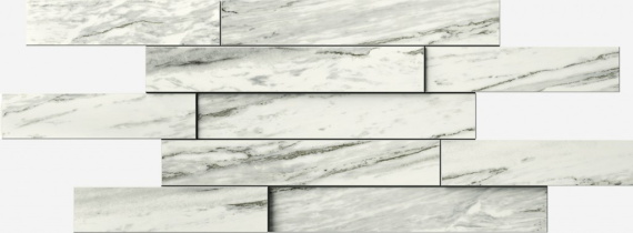 Мозаика Italon 620110000104 Skyfall Бьянко Брик 3D Пат 28x78