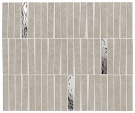 Керамогранит Boost Mineral Pearl Mosaico Domino Lux 35x29,2 AIHH