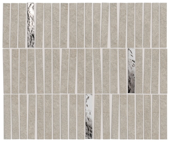 Керамогранит Boost Mineral Pearl Mosaico Domino Lux 35x29,2 AIHH