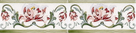 Плитка MODERNISTA Cenefa Benidoleig PB Verde C/C B 7,5x15