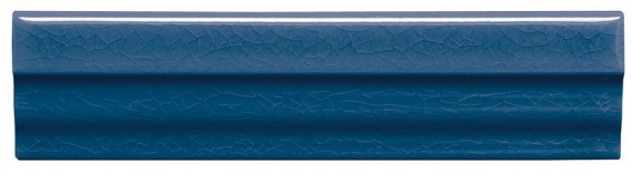 Плитка MODERNISTA Cornisa Clasica C/C Azul Oscuro 3,5x15