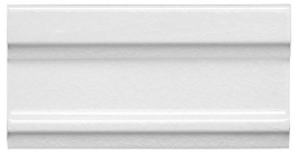 Плитка MODERNISTA Cornisa Clasica C/C Blanco 7,5x15