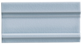 Плитка MODERNISTA Cornisa Clasica C/C Stellar Blue 7,5x15