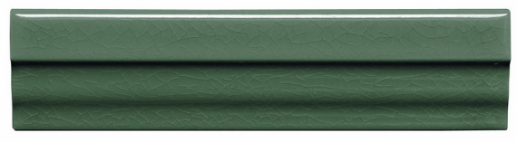 Плитка MODERNISTA Cornisa Clasica C/C Verde Oscuro 3,5x15