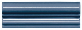 Плитка MODERNISTA Moldura Italiana PB C/C Azul Oscuro 5x15