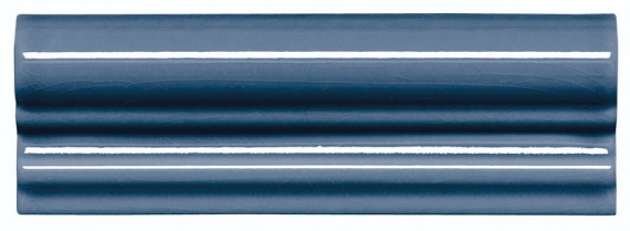 Плитка MODERNISTA Moldura Italiana PB C/C Azul Oscuro 5x15