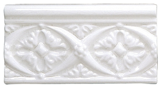 Плитка MODERNISTA Relieve Bizantino C/C Blanco 7,5x15