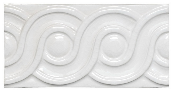 Плитка MODERNISTA Relieve Clasico C/C Blanco 7,5x15