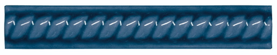 Плитка MODERNISTA Trenza PB C/C Azul Oscuro 2,5x15