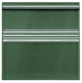 Плинтус Rodapie Clasico C/C Verde Oscuro 15x15