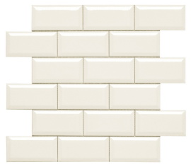 Плитка NERI Biselado PB Biscuit Z (5х10) Enmallado 30,5x30,9