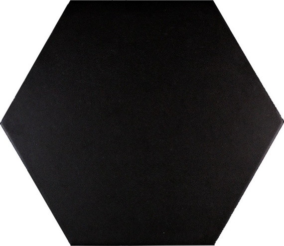 Плитка PAVIMENTO Hexagono Black 20x23
