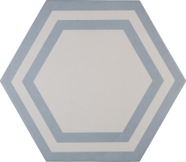 Плитка PAVIMENTO Hexagono Deco Azure 20x23
