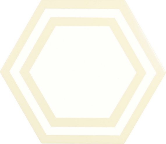 Плитка PAVIMENTO Hexagono Deco Bone 20x23