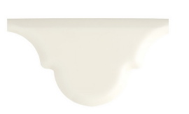 Плитка RENAISSANCE Arabesco Biselado Remate Almond 7,5x15