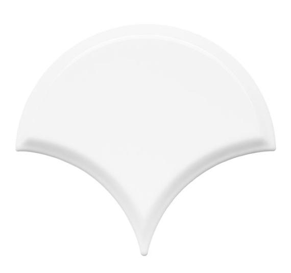 Плитка RENAISSANCE Escama Biselado Snow Cap 13x15