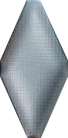 Плитка RENAISSANCE Rombo Acolchado Micro Platino 10x20