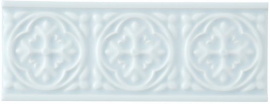 Бордюр Relieve Palm Beach Ice Blue 7,5x19,8