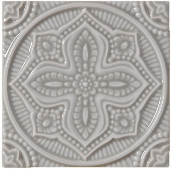 Декор Relieve Mandala Planet Graystone 14,8x14,8