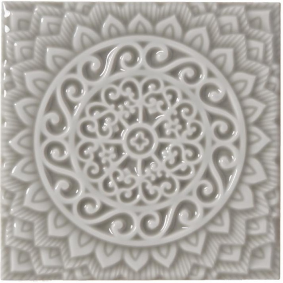 Декор Relieve Mandala Universe Graystone 14,8x14,8