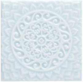 Декор Relieve Mandala Universe Ice Blue 14,8x14,8