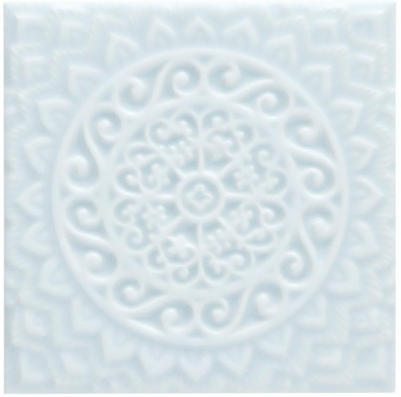 Декор Relieve Mandala Universe Ice Blue 14,8x14,8