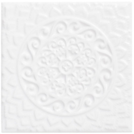 Декор Relieve Mandala Universe Snow Cap 14,8x14,8