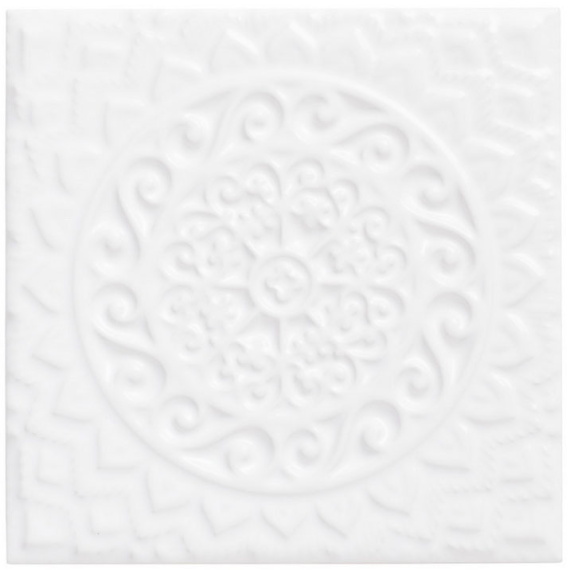 Декор Relieve Mandala Universe Snow Cap 14,8x14,8