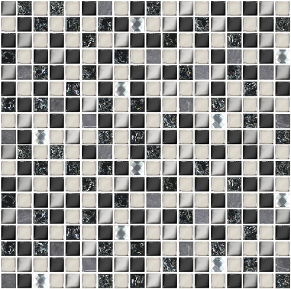 Мозаика Vela Nero 30x30