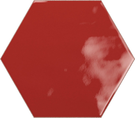 Плитка GEOMETRY Hex Red Glossy 15x17,3