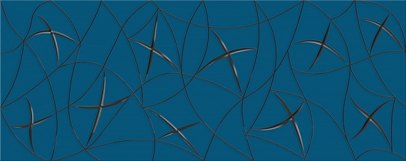 Плитка Декор VELA INDIGO STELLA 20,1x50,5