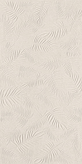 Плитка 3D WALL CARVE Leaf Ivory Матовый 40x80 A579