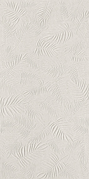 Плитка 3D WALL CARVE Leaf Pearl Матовый 40x80 A58A