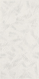 Плитка 3D WALL CARVE Leaf White Матовый 40x80 A578
