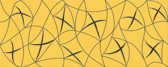 Плитка Декор VELA OCHRA STELLA 20,1x50,5