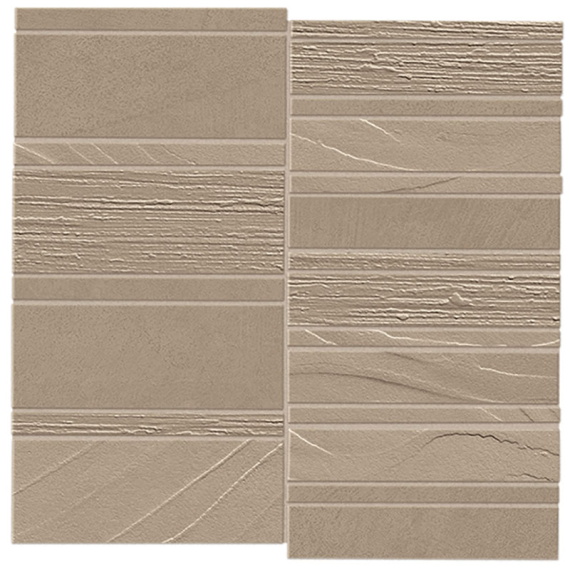Плитка BOOST NATURAL  Ecru Mosaico Trace Mix 30x29,2 AHHM