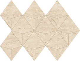 Керамогранит MARVEL TRAVERTINE Sand Mosaico Origami AF9K 28x41,2