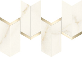MARVEL X Calacatta Apuano Mosaico Chevron Lappato 46,3x19,2 AF8W