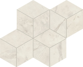 MARVEL X Calacatta Perla Mosaico Esagono Silk AF8N 30x35