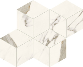MARVEL X Calacatta Sublime Mosaico Esagono Silk AF8M 30x35