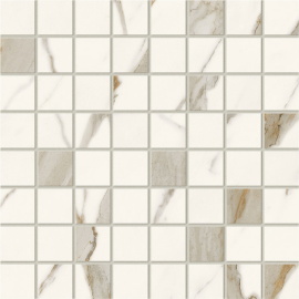 MARVEL X Calacatta Sublime Mosaico Matt AF9C 30x30