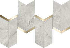 MARVEL X Grey Cloud Mosaico Chevron Lappato AF8Z 46,3x19,2