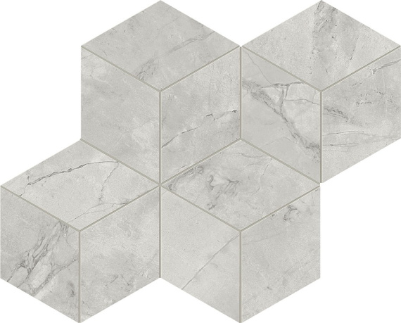 MARVEL X Grey Cloud Mosaico Esagono Silk AF8O 30x35
