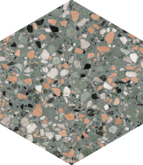Керамогранит TERRAZZO Teal 32x37 123384